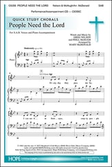 People Need the Lord SAB choral sheet music cover